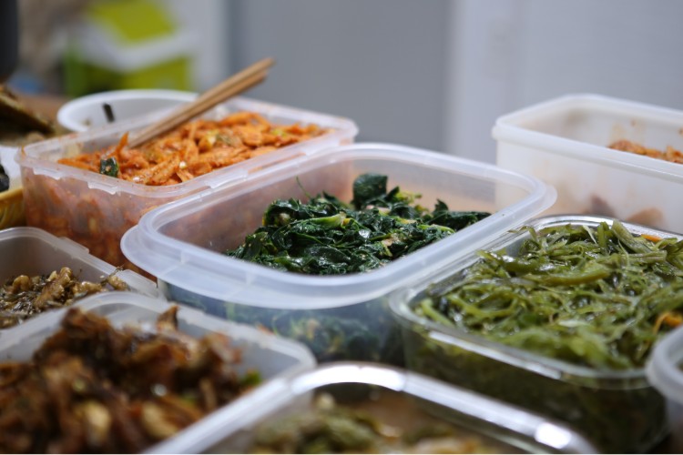 Food preparation - food in containers